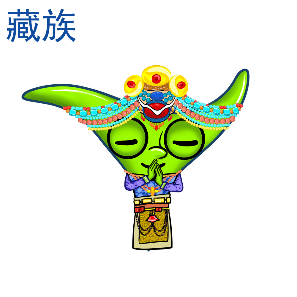 藏族卡通服饰(女)