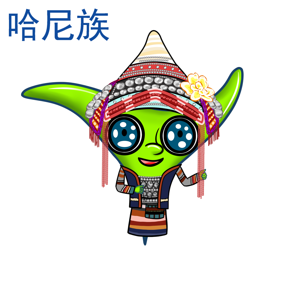 哈尼族卡通服饰(女)