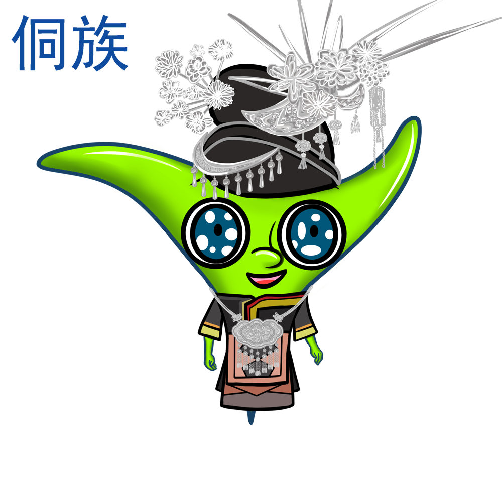 侗族卡通服饰（女）